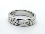Temple Wedding Ring, Ladies #783 Sterling Silver