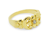 CTR Blossom Ring, Gold, Stone-set #213