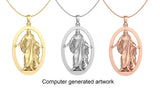 Christus Necklace 14K Gold #744