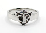 CTR Large Classic Solid Shield, Silver #343