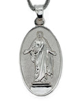 Christus Medallion Necklace, Plated #424