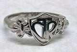 CTR Fleur-de-lis Ring, Silver #483