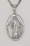 Christus Necklace, Stainless Steel #744