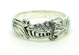 Quetzalcoatl Ring, Silver #903