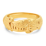 Quetzalcoatl Ring, Silver #903