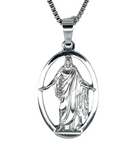 Christus Necklace, Stainless Steel #744