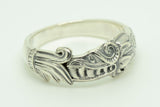 Quetzalcoatl Ring, Silver #903