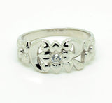 CTR Blossom Ring, Silver, Stone set #213