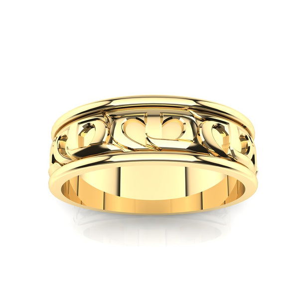CTR Wide Wedding Ring, 14K #303