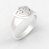 CTR Large Classic Solid Shield, Silver #343