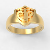 CTR Large Classic Solid Shield, 14K #343