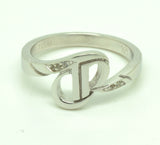 CTR Swirl Ring, Diamond-set, 14K #643