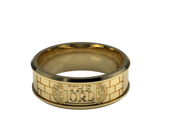 Temple Ring, #733 14K Gold
