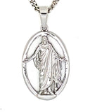 Christus Necklace, Stainless Steel #744