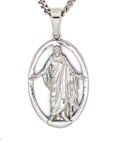 Christus Necklace Sterling Silver #744