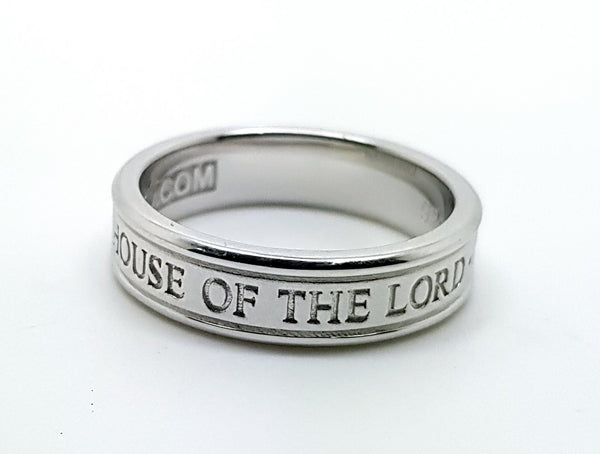 Temple Wedding Ring, Ladies #783 Sterling Silver