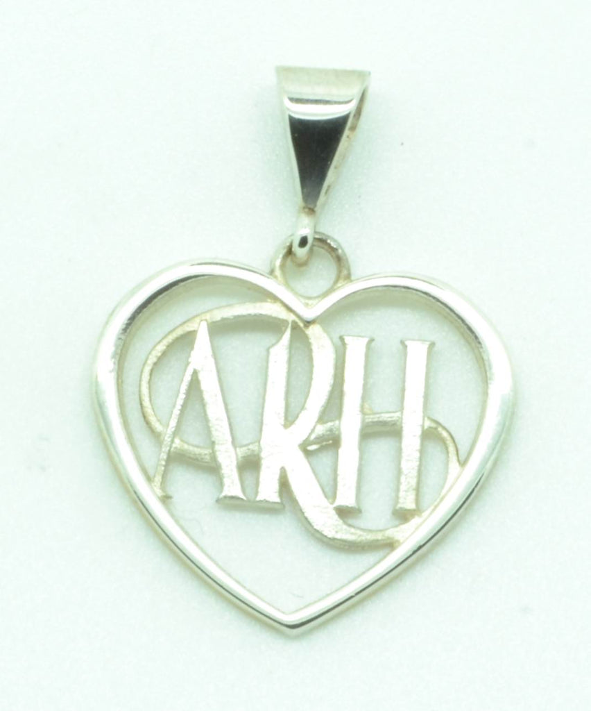"Always Remember Him" ARH Heart Necklace