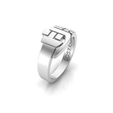 HLJ Puzzle Ring. Rompacabeza, Silver #883