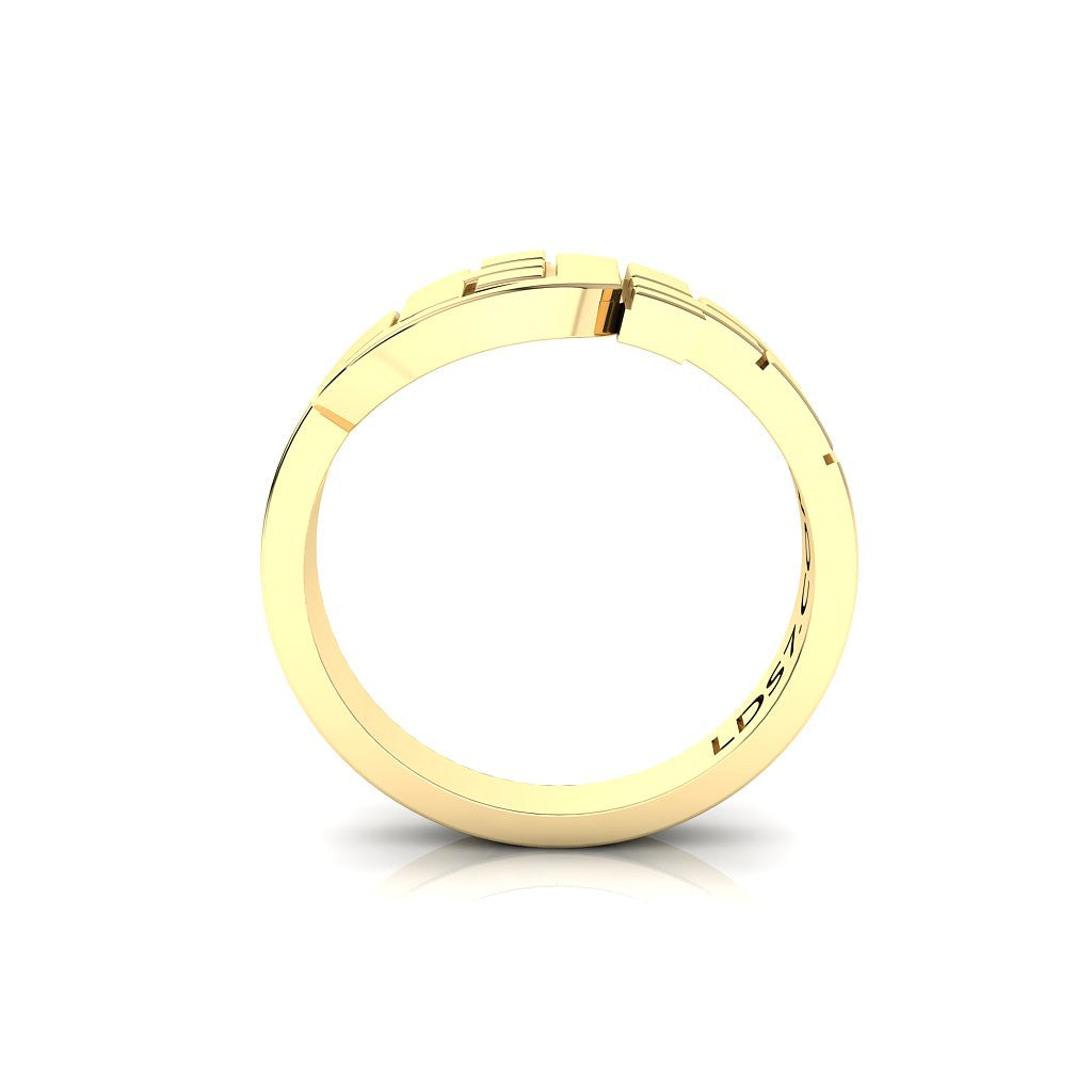 HLJ Puzzle Ring. Rompacabeza 14K 883