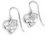 CTR Heart Earrings, Plain, 14K #115