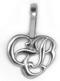 CTR Heart Necklace, Plain. 14K #114