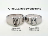 CTR Large Laban’s Sword Ring, Silver #603