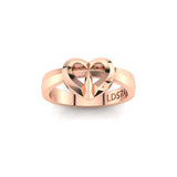 CTR Heart Facets Ring, 14K #693