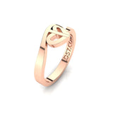 CTR Turning Heart Ring, 14K #683