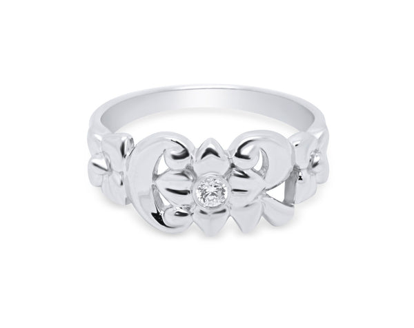 CTR Blossom Ring, Silver, Stone set #213