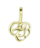 CTR Heart Necklace, Plain. 14K #114