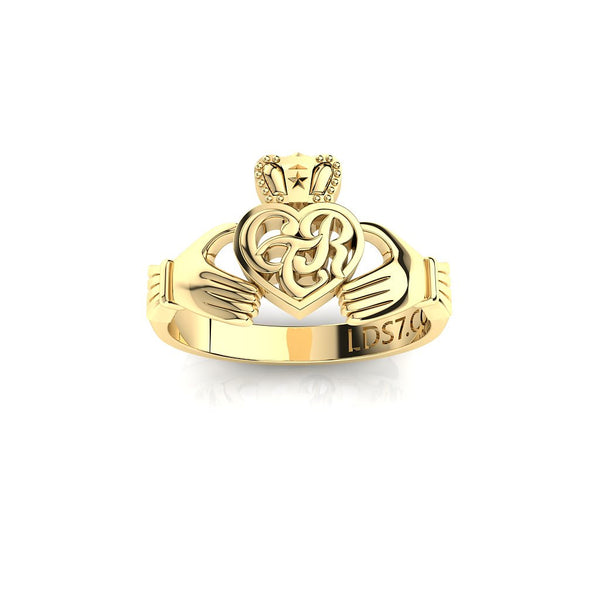 CTR Irish Claddagh Ring, 14K #163