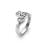 CTR Irish Claddagh Ring, Silver #163