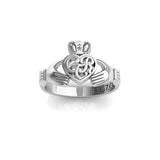 CTR Irish Claddagh Ring, Silver #163