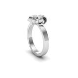 CTR Ribbon Bow Ring, Silver #273