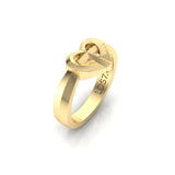 CTR Heart Facets Ring, 14K #693