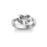 CTR Heart Facets Ring, Silver #693