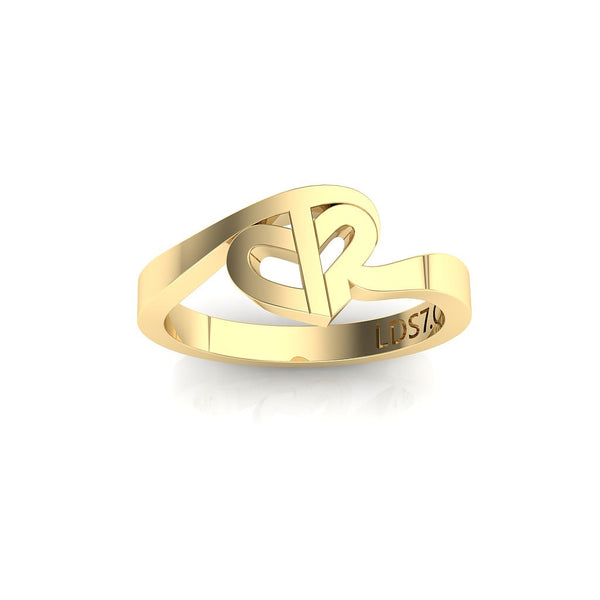 CTR Turning Heart Ring, 14K #683