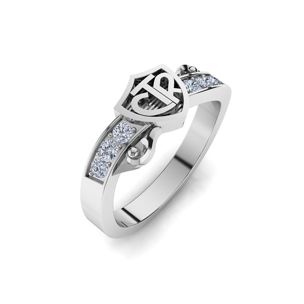 Diamond ctr shop ring