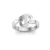 CTR Swirl Ring, Silver #633