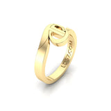 CTR Swirl Ring, 14K #633