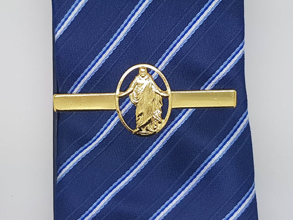 Christus Tie Bar, Gold Plated #7421