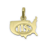 LDS USA Necklace, 14K Gold